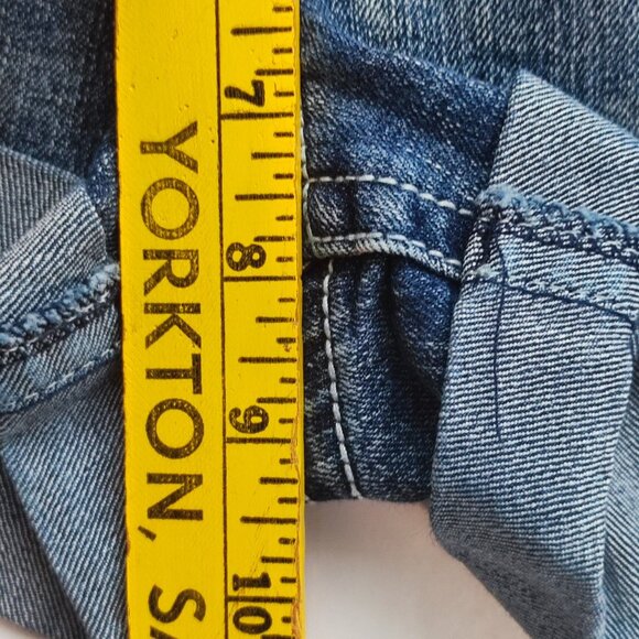 ZCO Jeans Short low-rise denim blue medium washed women's junior size 7 - Picture 11 of 11